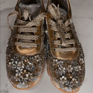 Rene caovilla floral sneaker Size 36 on print 
Good condition